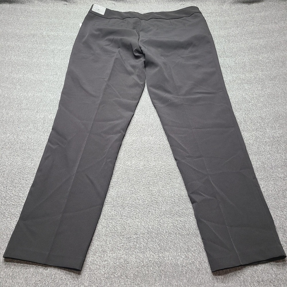 Zac & Rachel‎ Pants Womens 12 Black Slim Leg Stretch Bond 18 Dress Career Work